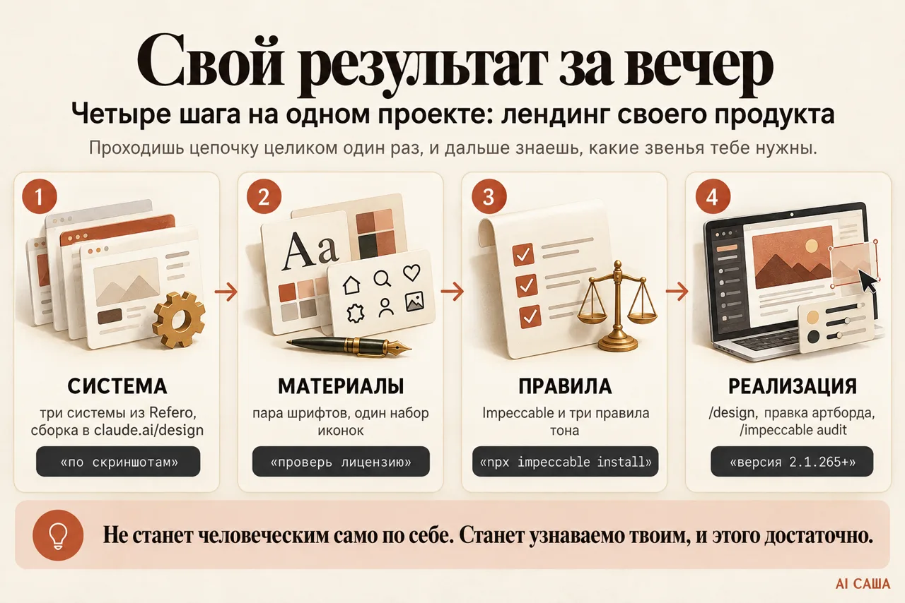 Свой результат за вечер