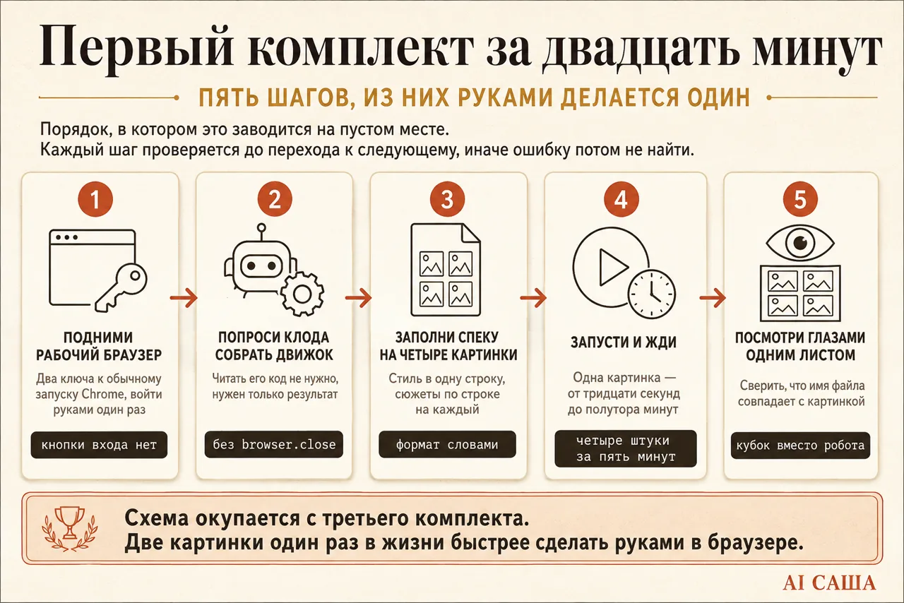 Свой результат за двадцать минут
