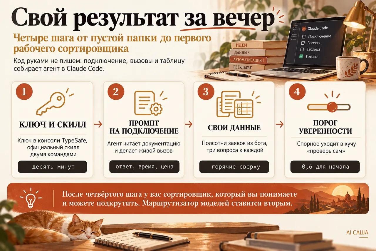 Свой результат за вечер