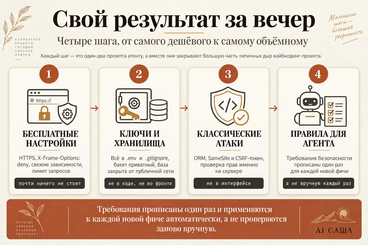 Свой результат за вечер