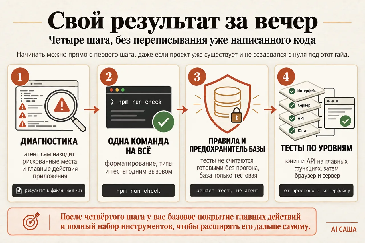 Свой результат за вечер